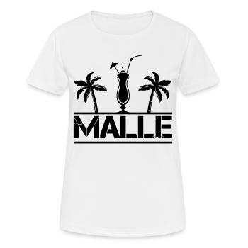 malle - Women's Breathable T-Shirt - white - Front - AI Model Female 172 dark (172cm)