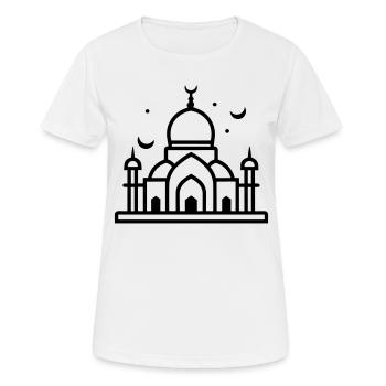 Moschee - Frauen T-Shirt atmungsaktiv - Weiß - Vorne - AI Model Female 172 dark (172cm)