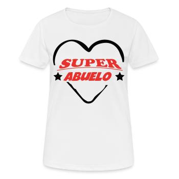 PAPI OPA OPA GROSSVATER OPA ABUELO - Frauen T-Shirt atmungsaktiv - Weiß - Vorne - AI Model Female 172 dark (172cm)