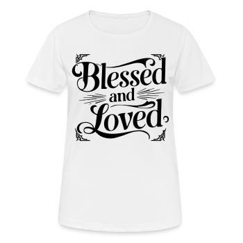 béni et populaire - T-shirt respirant Femme - blanc - Devant - AI Model Female 172 dark (172cm)