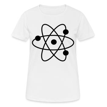 science - T-shirt respirant Femme - blanc - Devant - AI Model Female 172 dark (172cm)