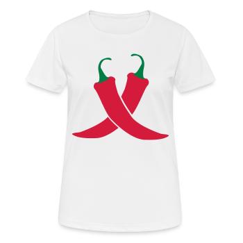 Chilli - Women's Breathable T-Shirt - white - Front - AI Model Female 172 dark (172cm)