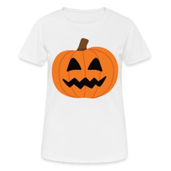 Citrouille - T-shirt respirant Femme - blanc - Devant - AI Model Female 172 dark (172cm)