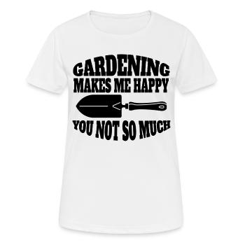 Jardinier Jardin Cadeau Hobby Jardinier Verger - T-shirt respirant Femme - blanc - Devant - AI Model Female 172 dark (172cm)