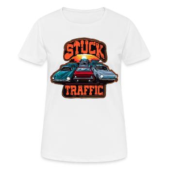 TRAFFIC JAM - Women's Breathable T-Shirt - white - Front - AI Model Female 172 dark (172cm)