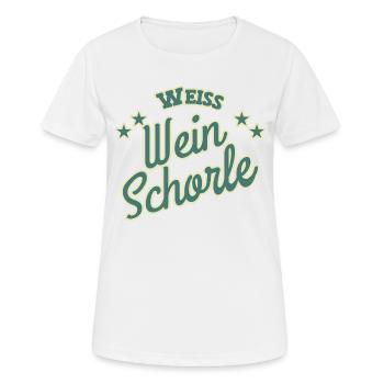 White wine spritzer - Women's Breathable T-Shirt - white - Front - AI Model Female 172 dark (172cm)