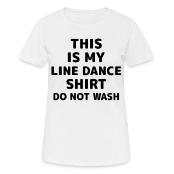 Dancing Dance Music - Frauen T-Shirt atmungsaktiv - Weiß - Vorne - AI Model Female 172 dark (172cm)