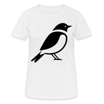 Bird - Women's Breathable T-Shirt - white - Front - AI Model Female 172 dark (172cm)