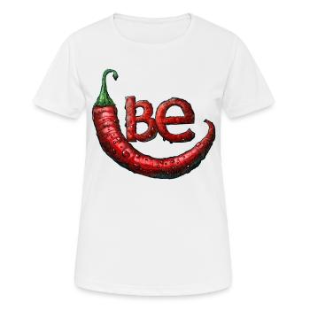 be Chilli - Women's Breathable T-Shirt - white - Front - AI Model Female 172 dark (172cm)