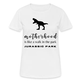 T-Shirt Maternité Dino - T-shirt respirant Femme - blanc - Devant - AI Model Female 172 dark (172cm)