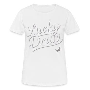 LUCKY DRAW - Women's Breathable T-Shirt - white - Front - AI Model Female 172 dark (172cm)