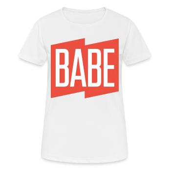 BABE - T-shirt respirant Femme - blanc - Devant - AI Model Female 172 dark (172cm)