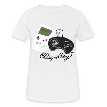 Gamer Videospiele Spiel Junge Aussenseiter Joystick - Frauen T-Shirt atmungsaktiv - Weiß - Vorne - AI Model Female 172 dark (172cm)