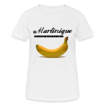 MARTINIQUE - T-shirt respirant Femme - blanc - Devant - AI Model Female 172 dark (172cm)