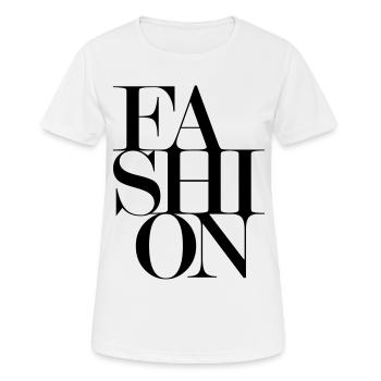 MODE de la mode - T-shirt respirant Femme - blanc - Devant - AI Model Female 172 dark (172cm)