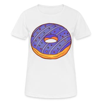 Donuts Confiserie Cookie Törtchen Kuchen Torten - Frauen T-Shirt atmungsaktiv - Weiß - Vorne - AI Model Female 172 dark (172cm)