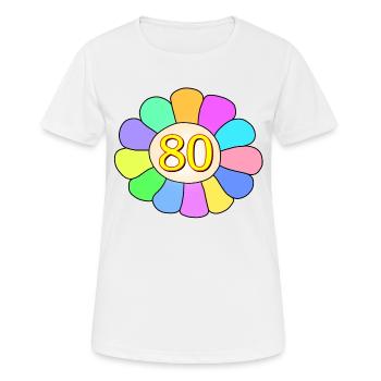 Birthday 80th birthday - Women's Breathable T-Shirt - white - Front - AI Model Female 172 dark (172cm)