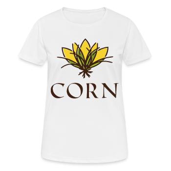 Corn Crown - Women's Breathable T-Shirt - white - Front - AI Model Female 172 dark (172cm)