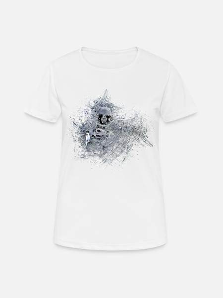 astronaut - Women's Breathable T-Shirt - white