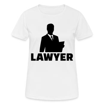 Anwalt - Frauen T-Shirt atmungsaktiv - Weiß - Vorne - AI Model Female 172 dark (172cm)