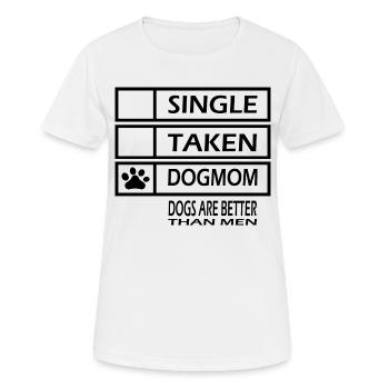 Dog dog - Women's Breathable T-Shirt - white - Front - AI Model Female 172 dark (172cm)
