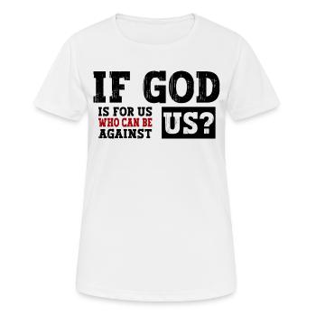 Jesus Christus - Christliches Shirt - Christliche - Frauen T-Shirt atmungsaktiv - Weiß - Vorne - AI Model Female 172 dark (172cm)