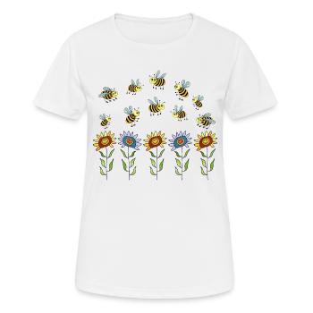 Insects - Women's Breathable T-Shirt - white - Front - AI Model Female 172 dark (172cm)