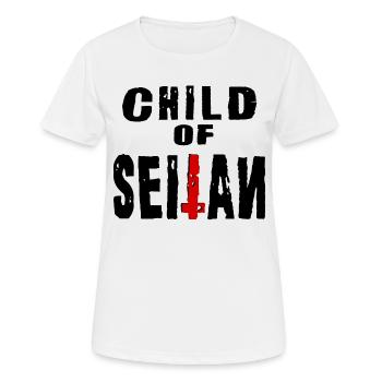 Child of Seitan - Women's Breathable T-Shirt - white - Front - AI Model Female 172 dark (172cm)