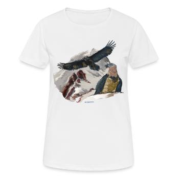 Gypaète barbu Dagmar Recka Bavaria Wally - T-shirt respirant Femme - blanc - Devant - AI Model Female 172 dark (172cm)