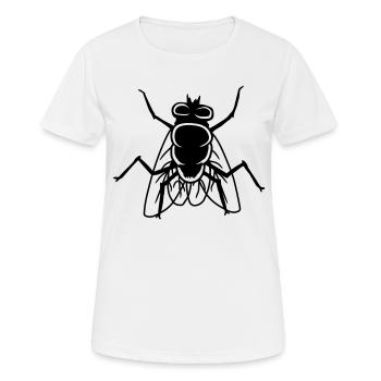 Mouche domestique petit insecte mouche domestique - T-shirt respirant Femme - blanc - Devant - AI Model Female 172 dark (172cm)