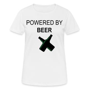 Bière Bière Vin Vino Party - T-shirt respirant Femme - blanc - Devant - AI Model Female 172 dark (172cm)