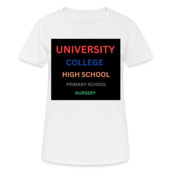 UNIVERSITY-NURSERY BRAND - Women's Breathable T-Shirt - white - Front - AI Model Female 172 dark (172cm)
