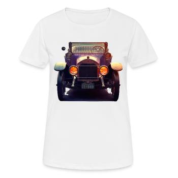 Les voitures anciennes sont plus que de simples voitures classiques - T-shirt respirant Femme - blanc - Devant - AI Model Female 172 dark (172cm)