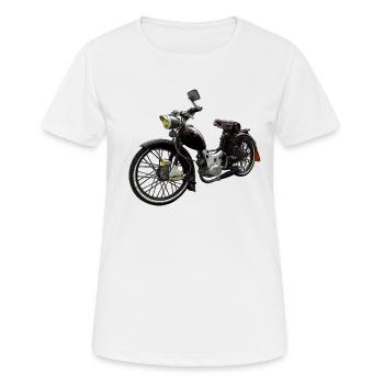 Simson Custom SR2 Conversion Rat Rod - T-shirt respirant Femme - blanc - Devant - AI Model Female 172 dark (172cm)