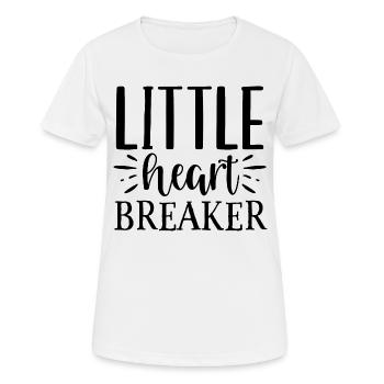 Design Little heart breaker - T-shirt respirant Femme - blanc - Devant - AI Model Female 172 dark (172cm)