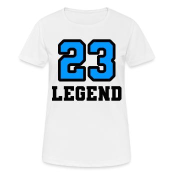 Legend 23 - Women's Breathable T-Shirt - white - Front - AI Model Female 172 dark (172cm)