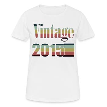 2015 Birthday 2015 Born In 2015 Birthday - Women's Breathable T-Shirt - white - Front - AI Model Female 172 dark (172cm)