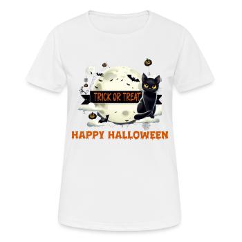 TRICK OR TREAT - T-shirt respirant Femme - blanc - Devant - AI Model Female 172 dark (172cm)