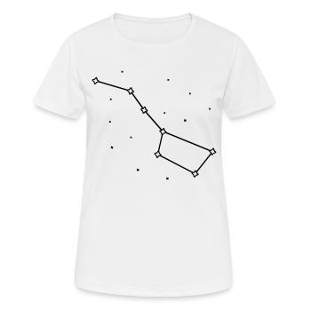 Sternbild grosser wagen - Frauen T-Shirt atmungsaktiv - Weiß - Vorne - AI Model Female 172 dark (172cm)