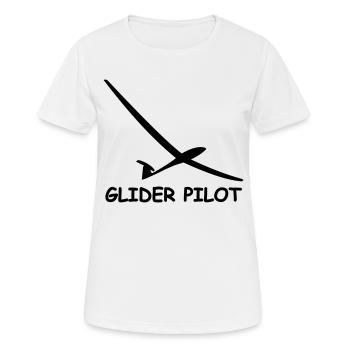 glider pilot - Women's Breathable T-Shirt - white - Front - AI Model Female 172 dark (172cm)