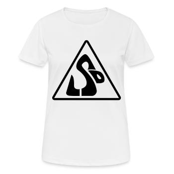 LSD Snake__V004 - Frauen T-Shirt atmungsaktiv - Weiß - Vorne - AI Model Female 172 dark (172cm)