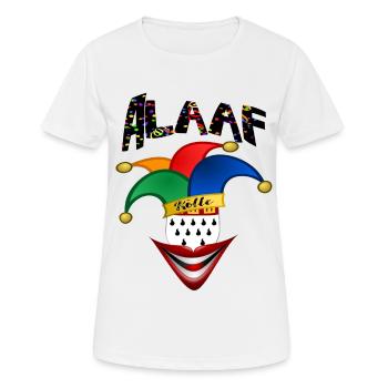 Carnaval Kölle Alaaf - T-shirt respirant Femme - blanc - Devant - AI Model Female 172 dark (172cm)