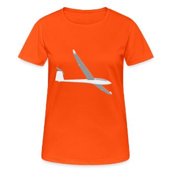 LS8 glider - Women's Breathable T-Shirt - neon orange - Front - AI Model Female 172 dark (172cm)