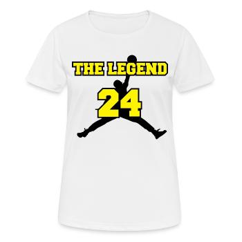 The Legend 24 - Women's Breathable T-Shirt - white - Front - AI Model Female 172 dark (172cm)
