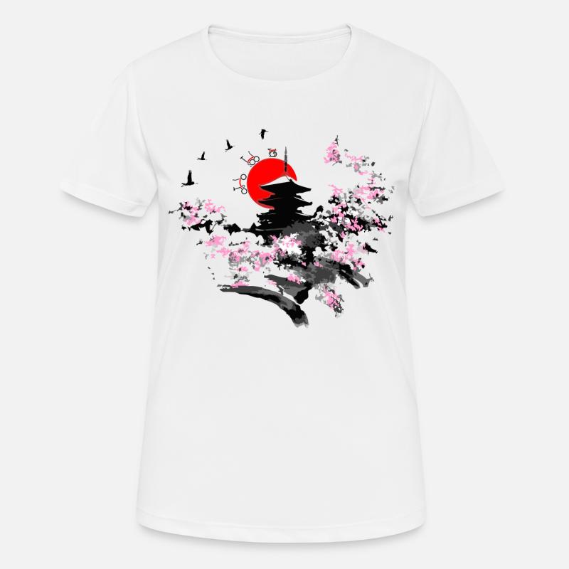 CHAINSTORY X Brompton Sakura - Women's Breathable T-Shirt - white