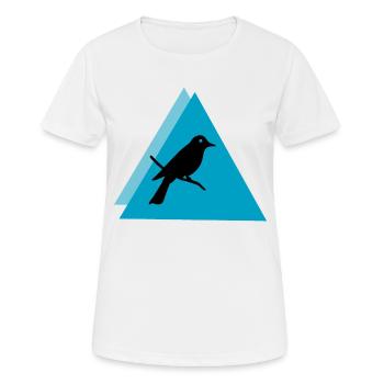 Bird Vogel - T-shirt respirant Femme - blanc - Devant - AI Model Female 172 dark (172cm)