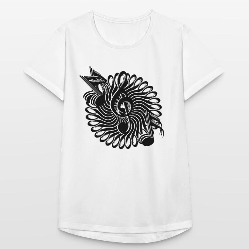 Note keys and notes pattern Women's Breathable T-Shirt