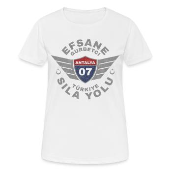 Antalya - T-shirt respirant Femme - blanc - Devant - AI Model Female 172 dark (172cm)