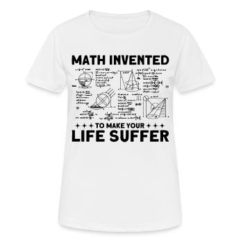 Math Mathematics Science Math Gift - Women's Breathable T-Shirt - white - Front - AI Model Female 172 dark (172cm)