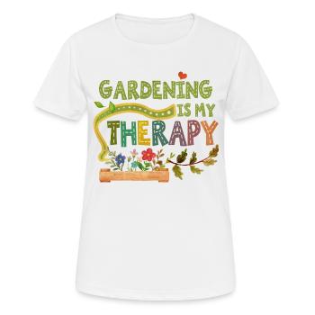 Gardening Gardeners Gardening Digging Plant - Women's Breathable T-Shirt - white - Front - AI Model Female 172 dark (172cm)